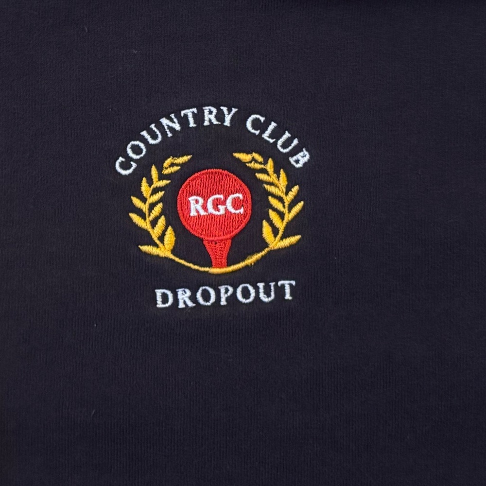 Country Club Dropout Navy Crewneck